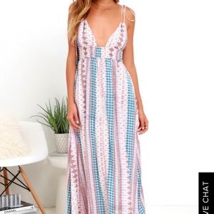 Maxin Relaxin Multiprint Dress